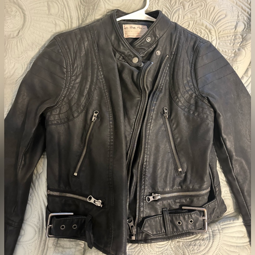 Free People biker jacket. Size small